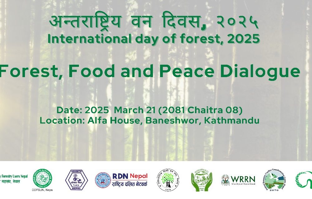 Forest, Food and Peace Dialogue